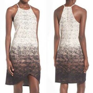 Anthropologie | June & Hudson High Neck Asymmetrical Dress - Size Small
